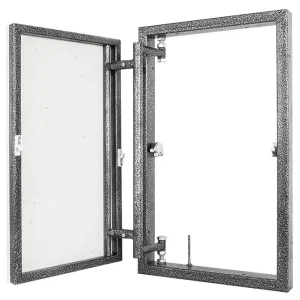Premium Tile Access Hatch "Techno" –  With Adjustable Hinges Flush Panel for Tiled, Stone & Mosaic Walls (Push-to-Open, Premium Finish)